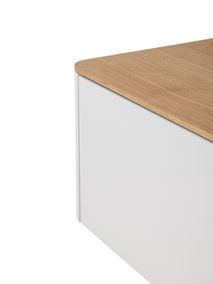 Tv-meubel LOONA groot - Wit/Eikenfineer ARR-2-000005