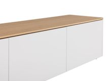 Tv-meubel LOONA groot - Wit/Eikenfineer ARR-2-000005