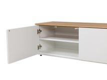 Tv-meubel LOONA groot - Wit/Eikenfineer ARR-2-000005