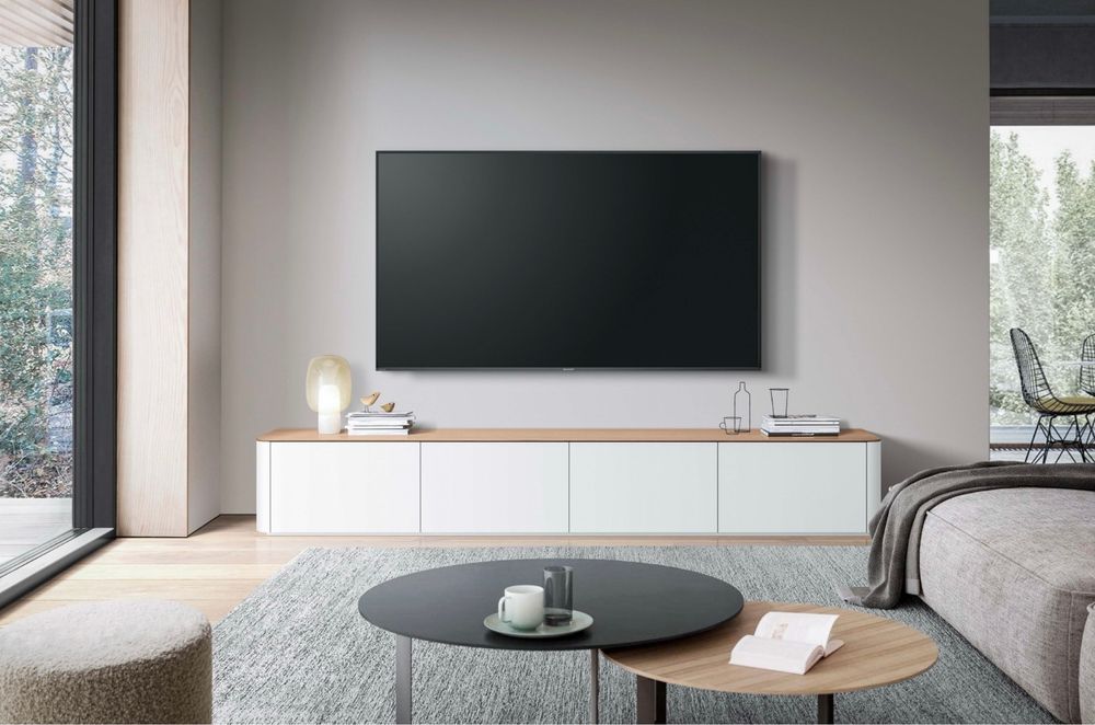 Tv-meubel LOONA groot - Wit/Eikenfineer ARR-2-000005