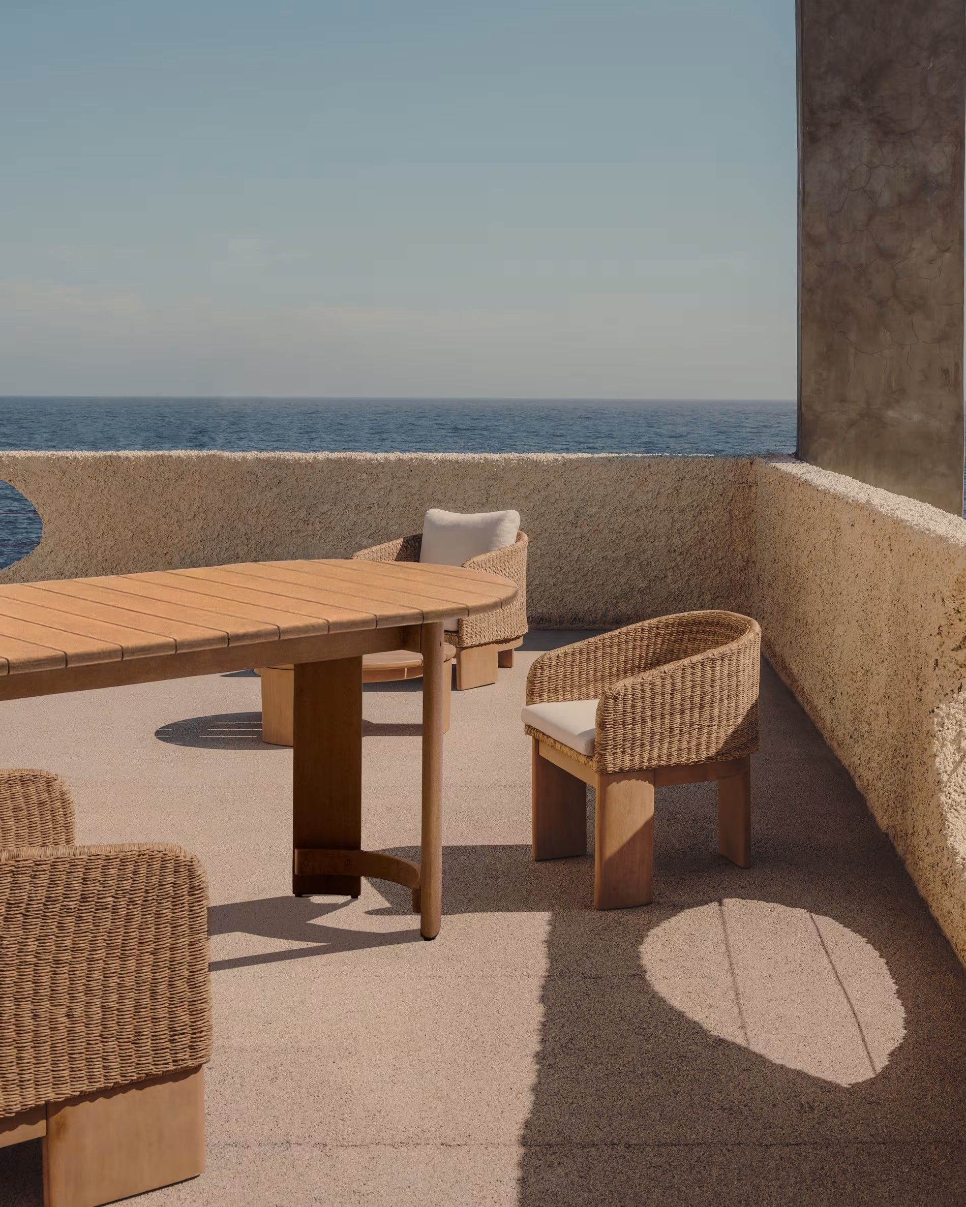 Ovale tuintafel XORIGUER - Eucalyptushout