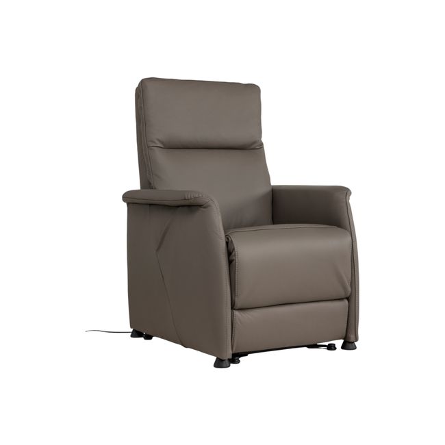 Relaxfauteuil FIGURA Standaard - Leder donkerbruin