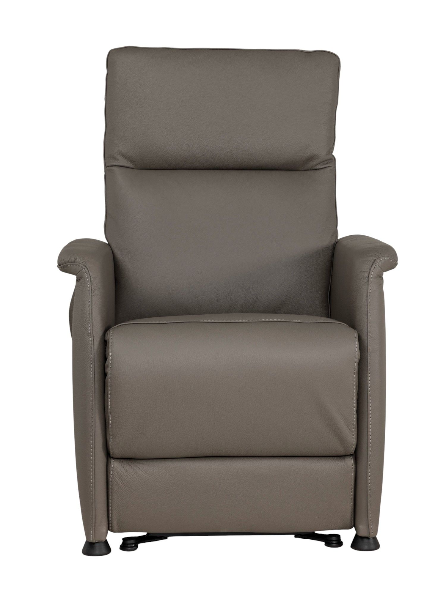 Relaxfauteuil FIGURA Standaard - Leder donkerbruin