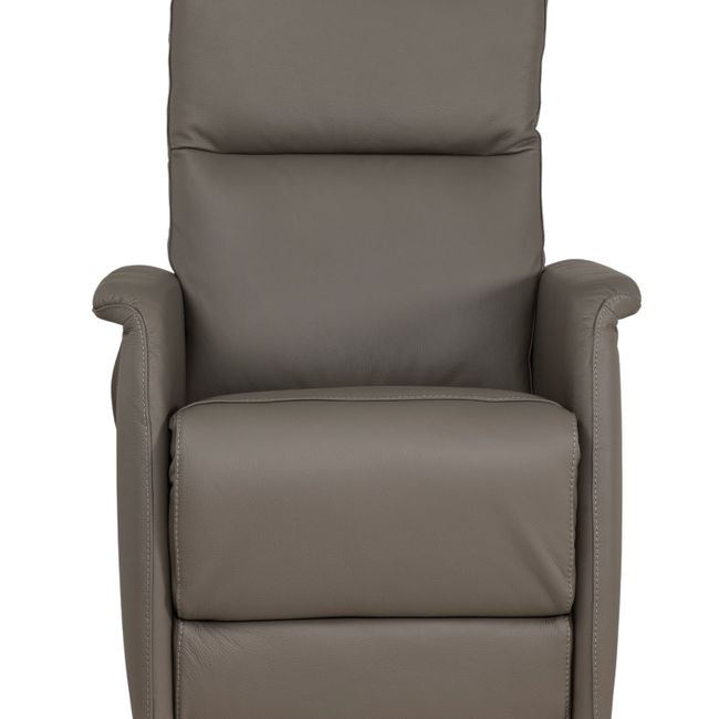 Relaxfauteuil FIGURA Standaard - Leder donkerbruin