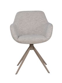 Draaibare armstoel PAVIA - Lichtgrijs MED-52-001-Z-110