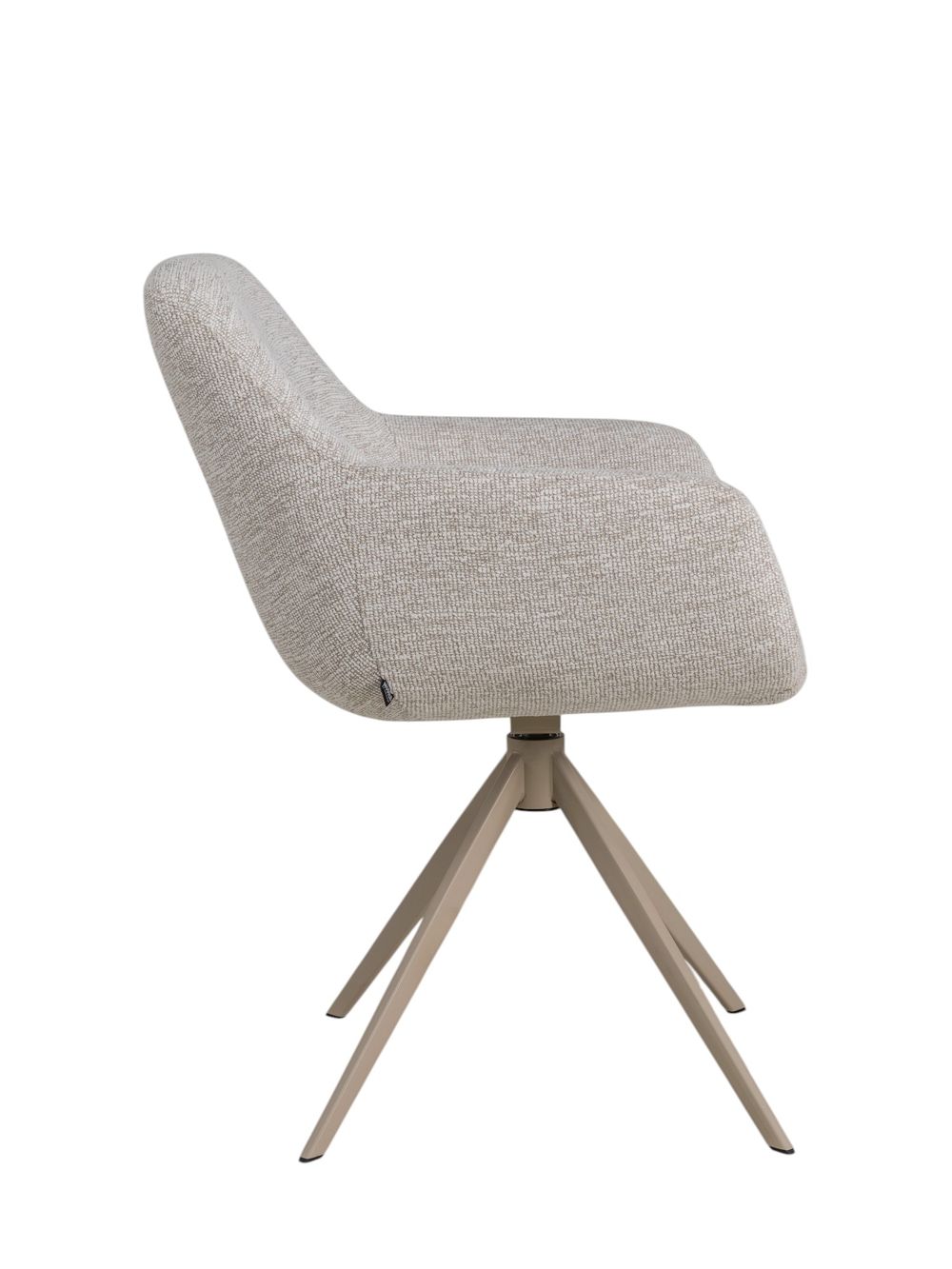 Draaibare armstoel PAVIA - Lichtgrijs MED-52-001-Z-110