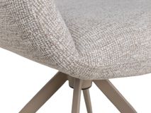 Draaibare armstoel PAVIA - Lichtgrijs MED-52-001-Z-110