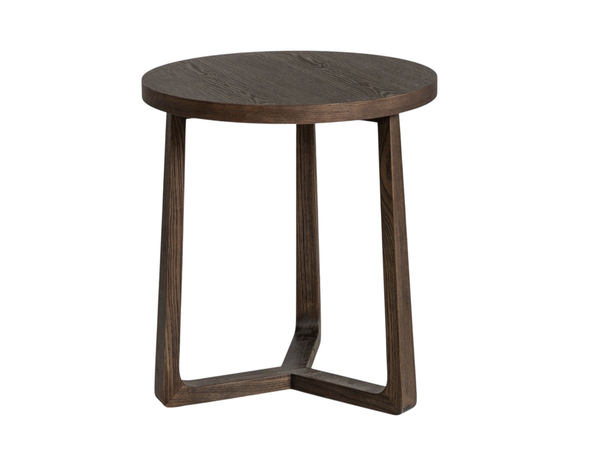 Bijzettafel EBANO - rond diam. 50cm - Tobacco MED-53-001-TOB