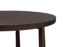 Salontafel EBANO - rond diam. 75cm - Donkerbruin MED-53-002-TOB