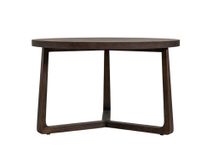 Salontafel EBANO - rond diam. 75cm - Donkerbruin MED-53-002-TOB