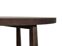 Salontafel EBANO - rond diam. 75cm - Donkerbruin MED-53-002-TOB