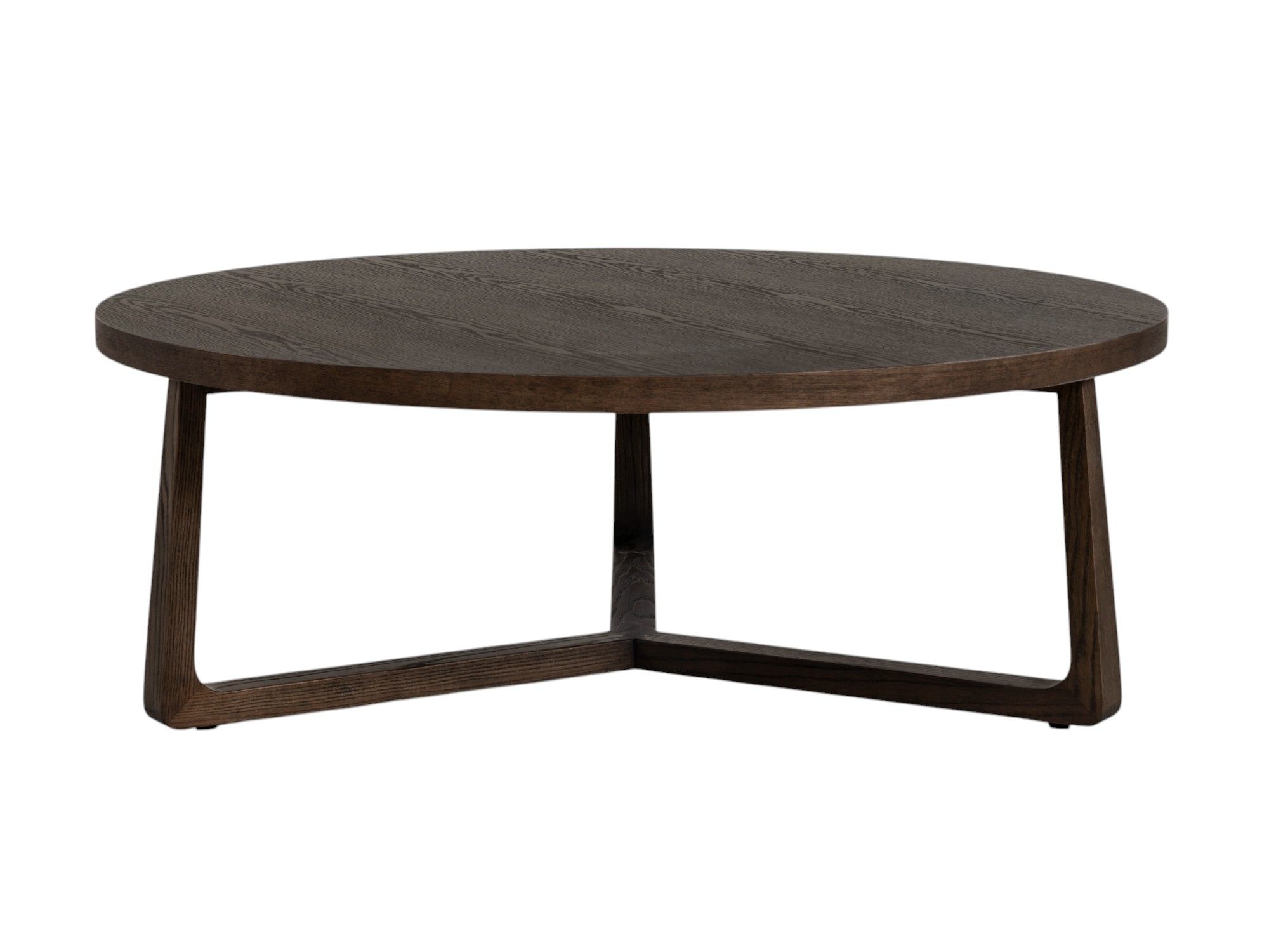 Salontafel EBANO - rond diam. 100cm - Tobacco