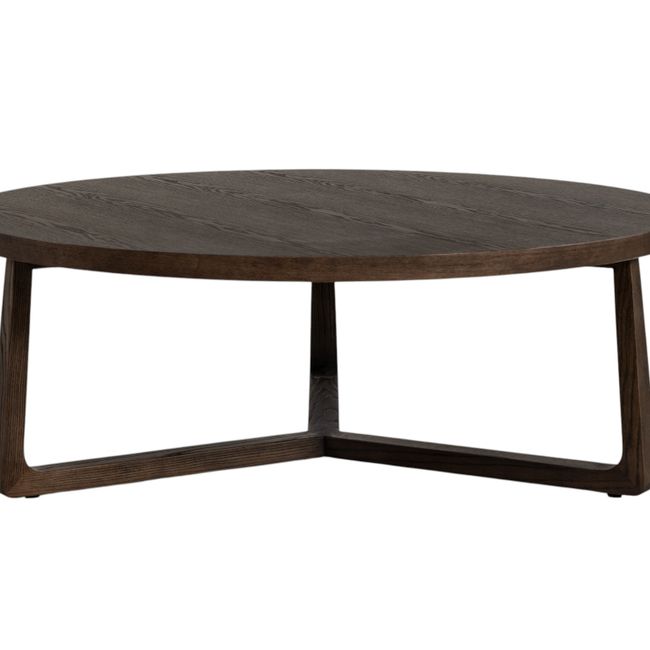 Salontafel EBANO - rond diam. 100cm - Tobacco
