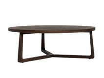 Salontafel EBANO - rond diam. 100cm - Donkerbruin MED-53-003-TOB