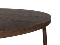 Salontafel EBANO - rond diam. 100cm - Donkerbruin MED-53-003-TOB