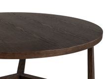 Salontafel EBANO - rond diam. 100cm - Donkerbruin MED-53-003-TOB