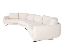 Hoekzetel AMALFI incl. sierkussens - Crème C-SYM-36-HKS2