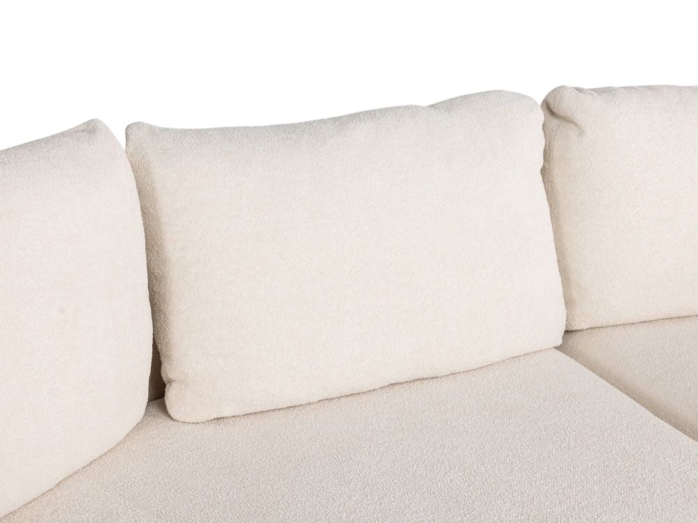 Hoekzetel AMALFI incl. sierkussens - Crème C-SYM-36-HKS2