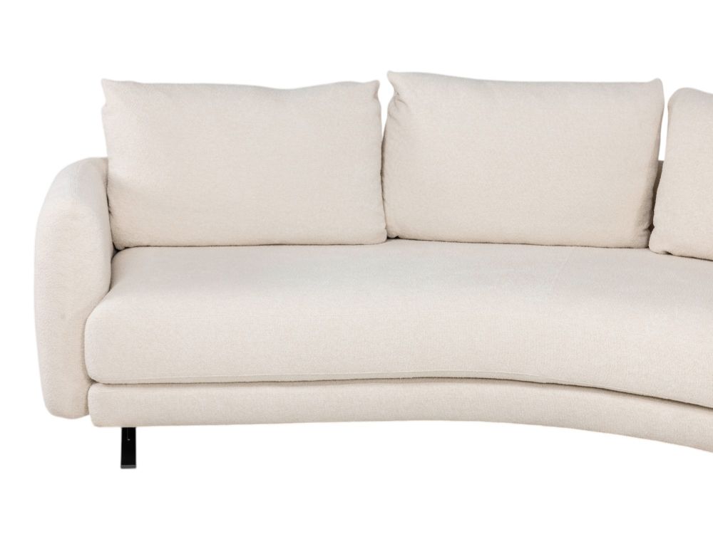 Hoekzetel AMALFI incl. sierkussens - Crème C-SYM-36-HKS2