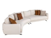 Hoekzetel AMALFI incl. sierkussens - Crème C-SYM-36-HKS2