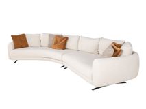 Hoekzetel AMALFI incl. sierkussens - Crème C-SYM-36-HKS2