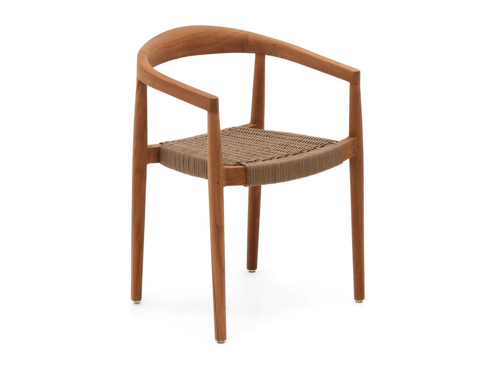 Armstoel YDALIA - Massief teak/Naturel KAV J0600075JJ12