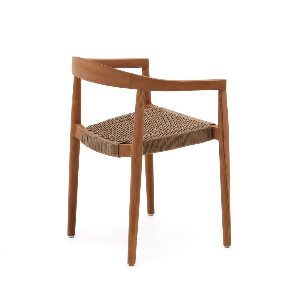 Armstoel YDALIA - Massief teak/Naturel KAV J0600075JJ12