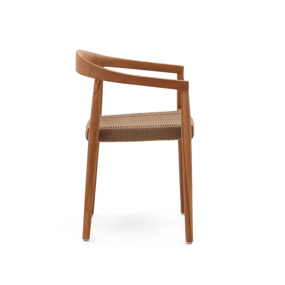 Armstoel YDALIA - Massief teak/Naturel KAV J0600075JJ12