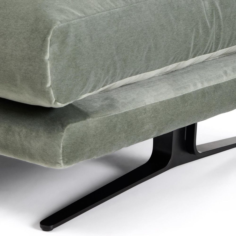 Voetbank VELIRO - Velvet Groen KAV S81380ZF06