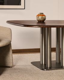 Eetkamertafel MELVAR - Walnoot KAV T00255WM10