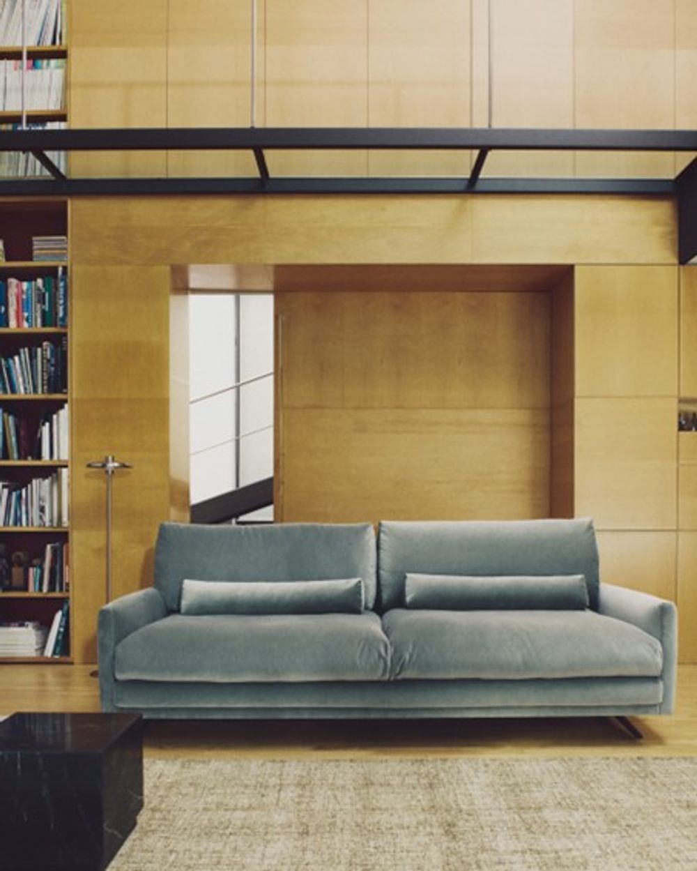 3-zitsbank VELIRO - Groen fluweel KAV S81330ZF06