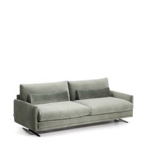 3-zitsbank VELIRO - Groen fluweel KAV S81330ZF06