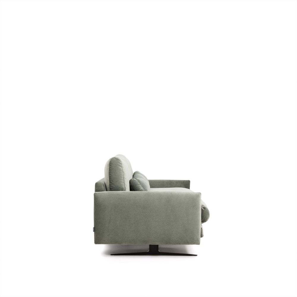 3-zitsbank VELIRO - Groen fluweel KAV S81330ZF06