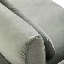 3-zitsbank VELIRO - Groen fluweel KAV S81330ZF06