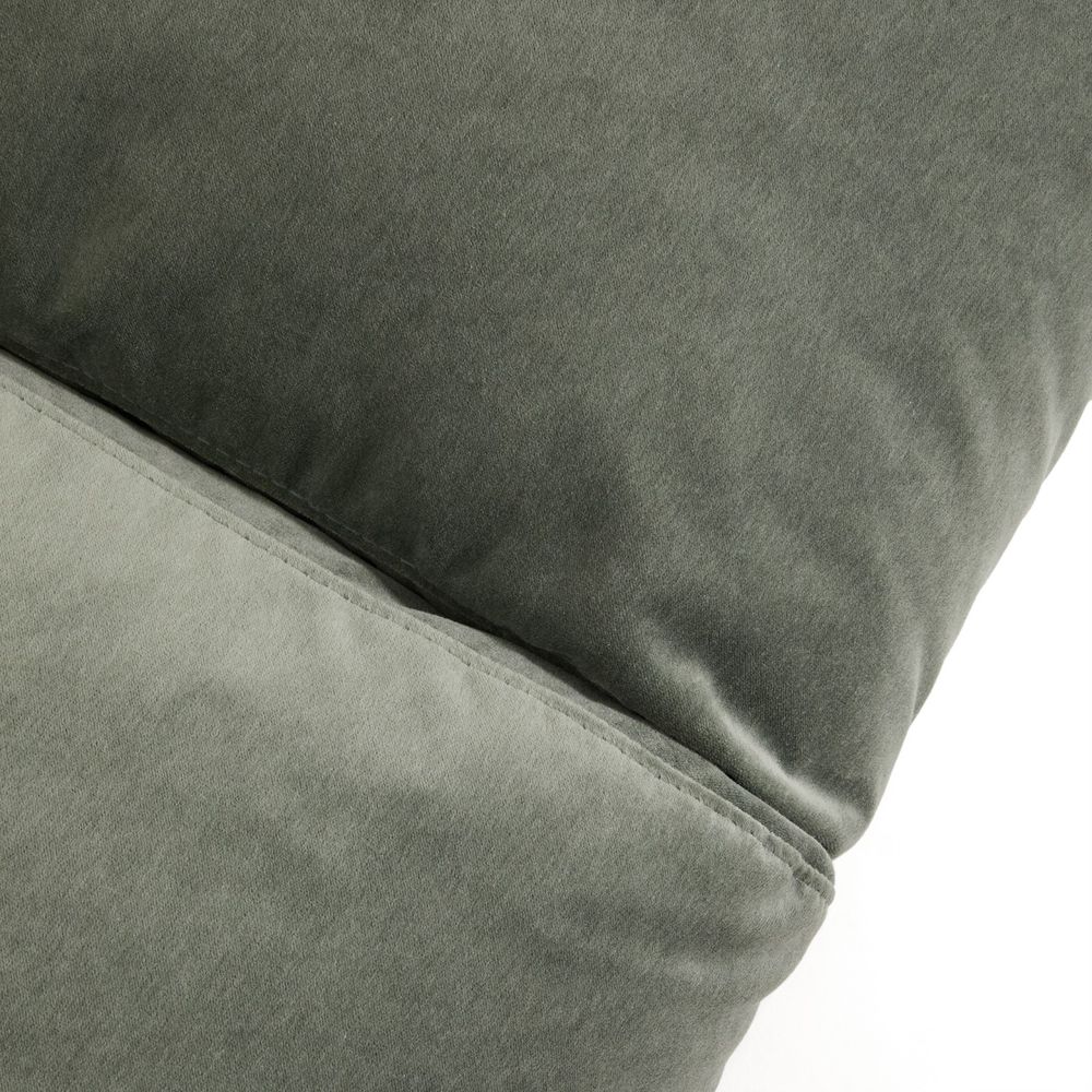 3-zitsbank VELIRO - Groen fluweel KAV S81330ZF06