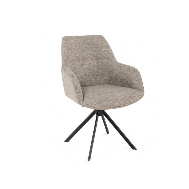 Draaibare armstoel LUNA - Bruin