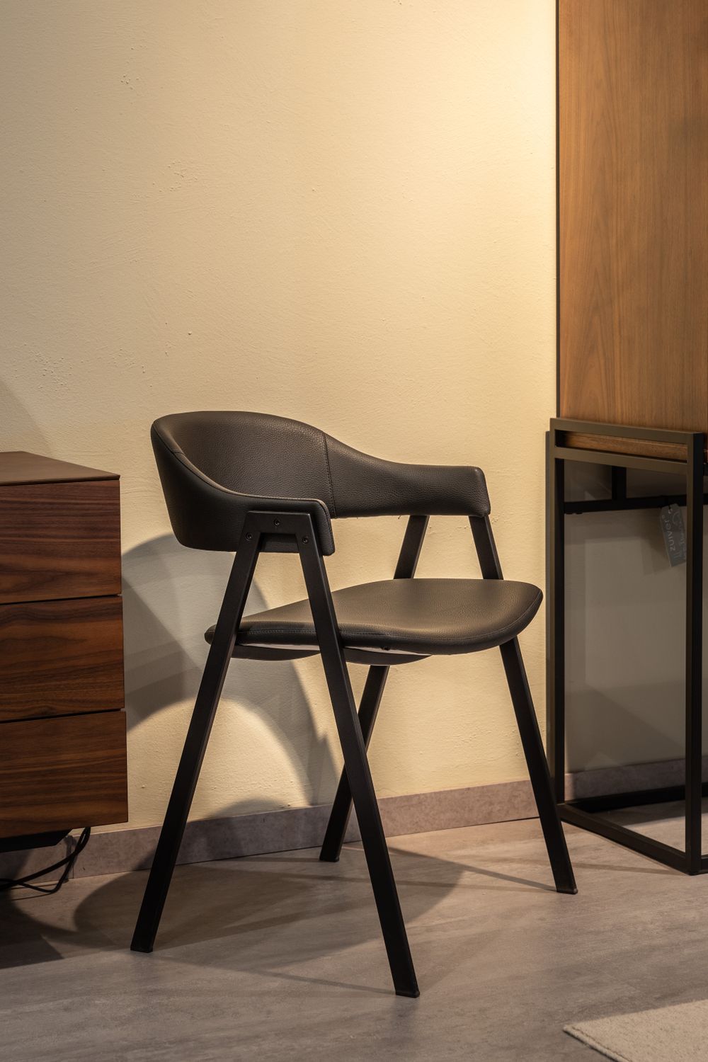 Set van 6 eetkamerstoelen ARCA - Zwart C-PFT-229-SET6