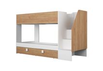 Hoogslaper EASY 90x200 cm - Wit/Gold Oak TRA 116001160401