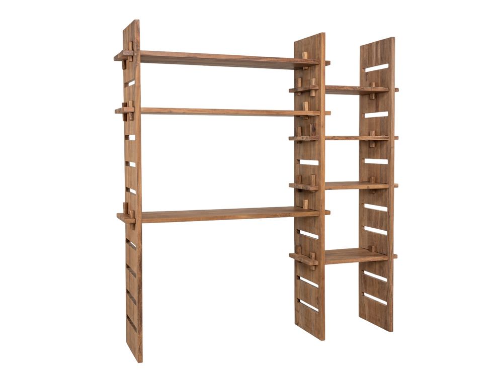 Modulair rek MURCIA - Gerecycled hout C-PMX-MUR-REK1