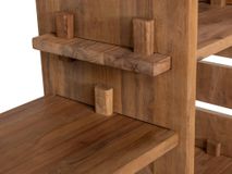 Modulair rek MURCIA - Gerecycled hout C-PMX-MUR-REK1
