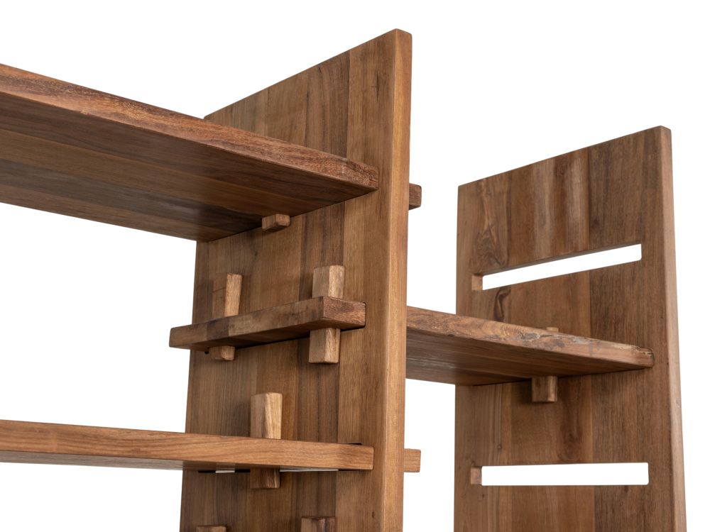 Modulair rek MURCIA - Gerecycled hout C-PMX-MUR-REK1