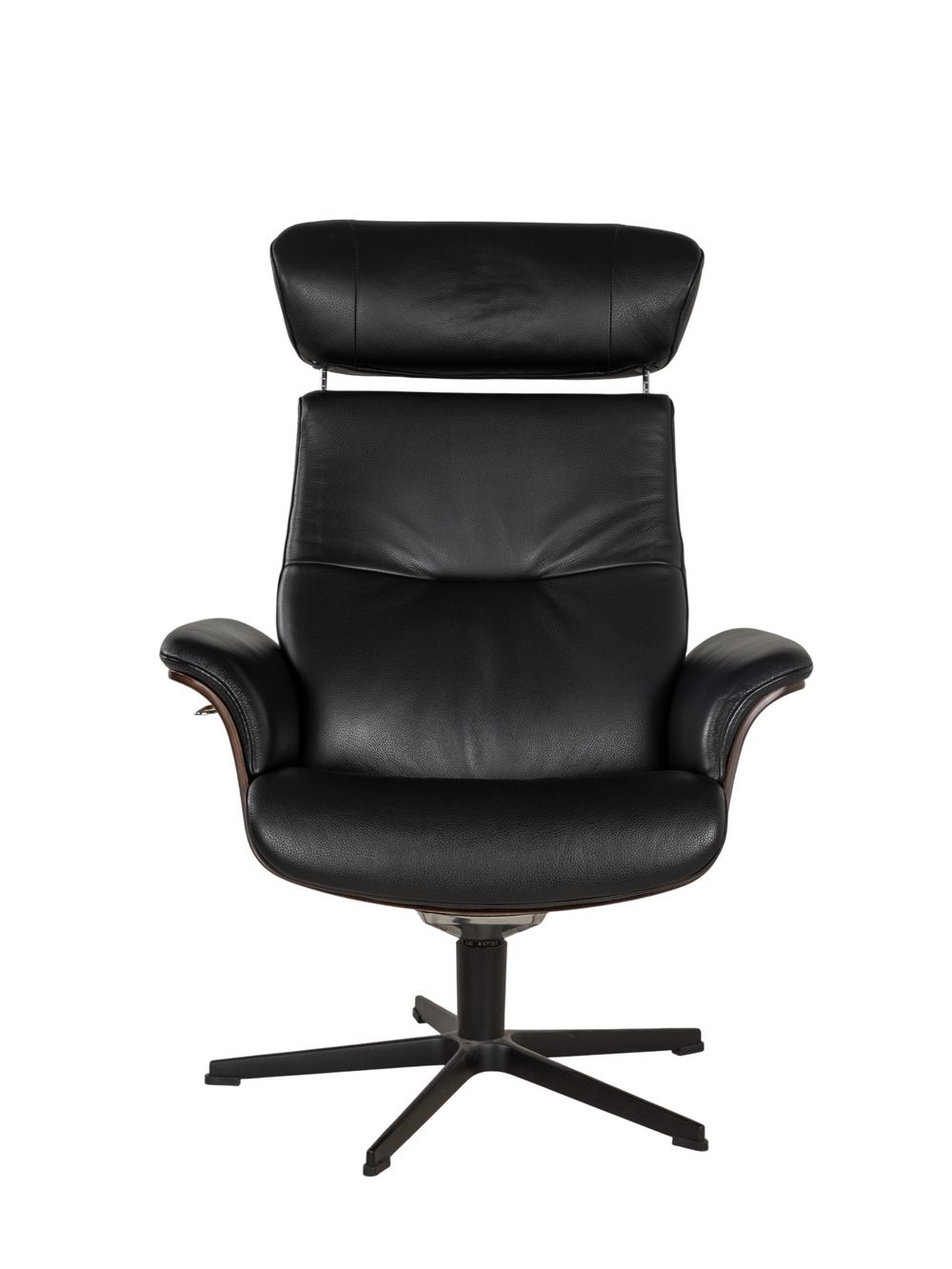 Relaxzetel TIMEOUT hoge rug - Zwart/walnoot CFM-20-000036-30-FBWZ