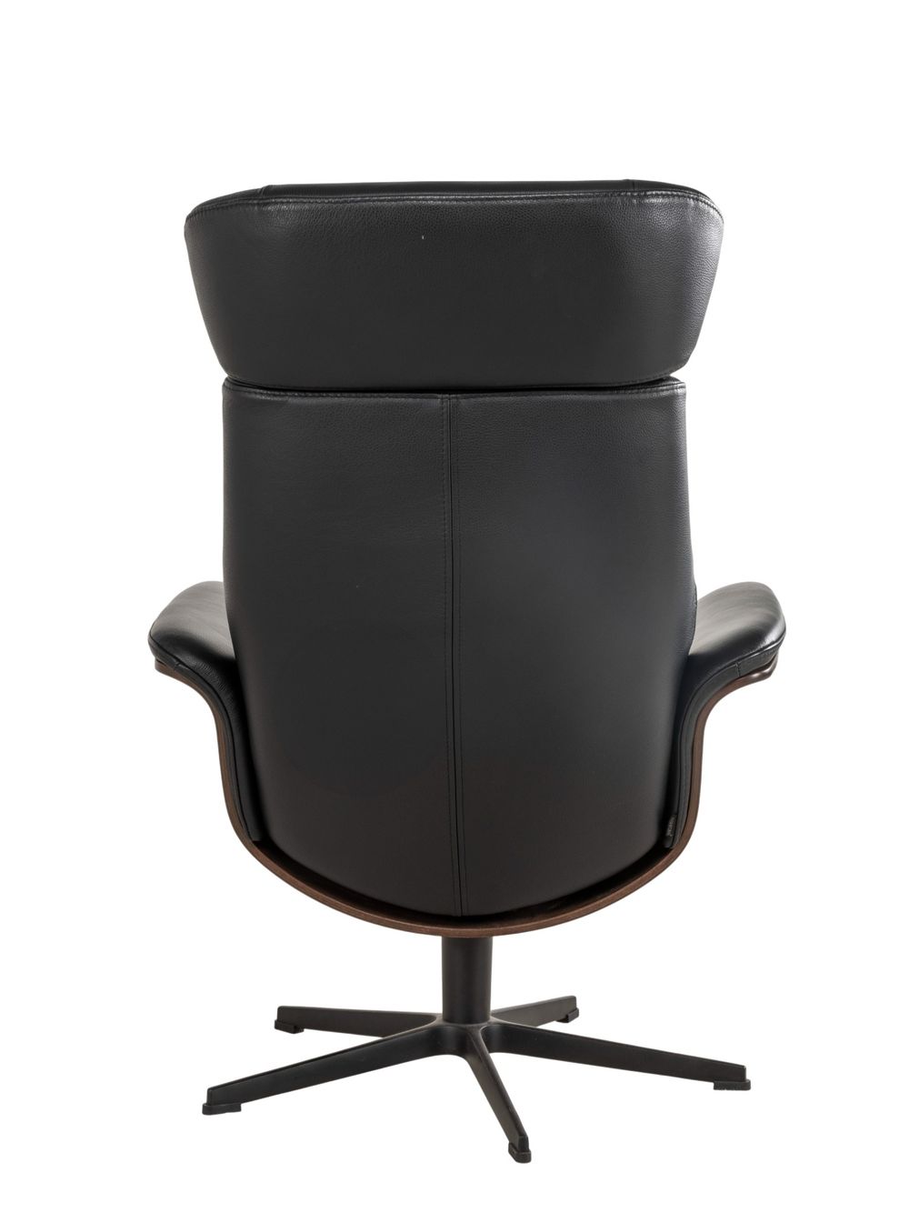 Relaxzetel TIMEOUT hoge rug - Zwart/walnoot CFM-20-000036-30-FBWZ