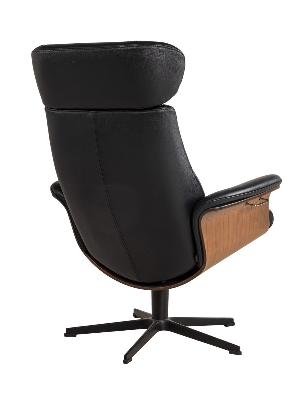 Relaxzetel TIMEOUT hoge rug - Zwart/walnoot CFM-20-000036-30-FBWZ