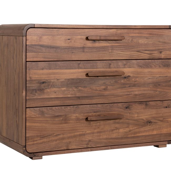 Commode COMANO - Massief walnotenhout