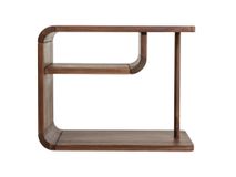 Nachttafel CURVINO - Massief walnotenhout HSN-7-000036