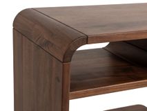 Nachttafel CURVINO - Massief walnotenhout HSN-7-000036