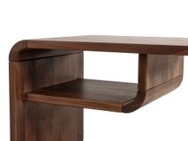 Nachttafel CURVINO - Massief walnotenhout HSN-7-000036
