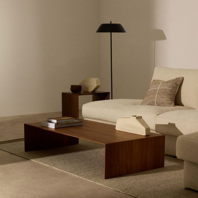 Vloerlamp SAYRA - Zwart marmer