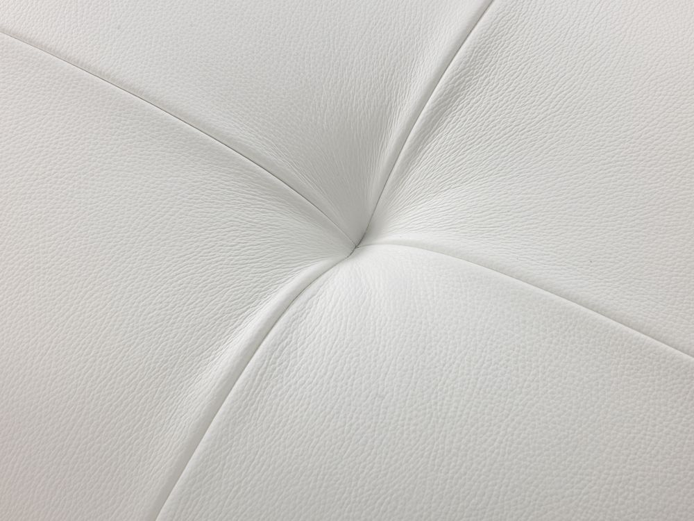 Hoekzetel met elektr. relax ANDORRE - Wit leder C-DDV-21-TZHK